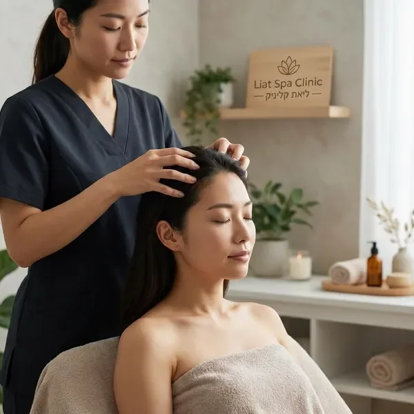 ספא ראש יפני מסורתי באווירה שקטה